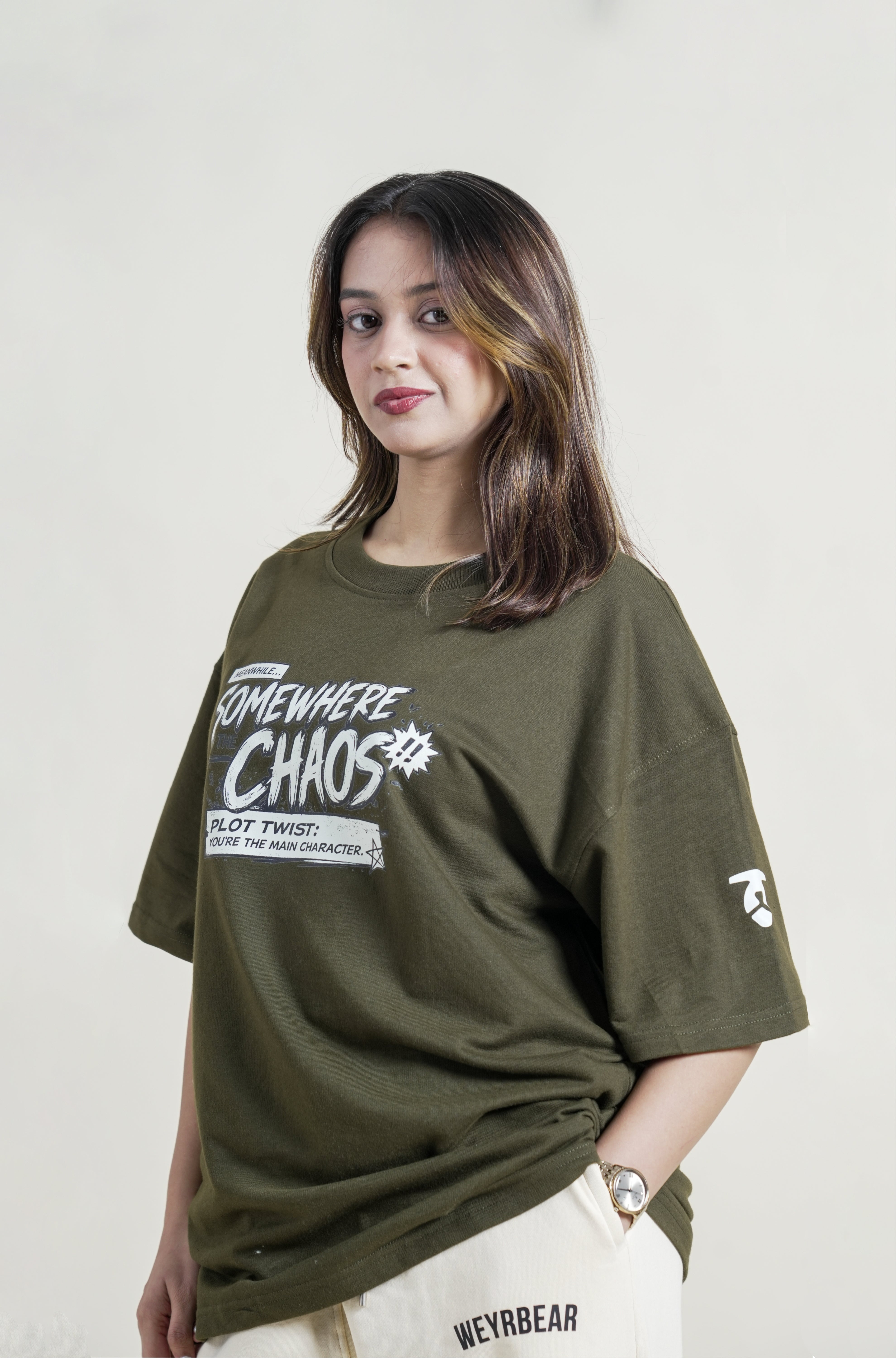 Somewhere in the chaos Oversized T-Shirt
